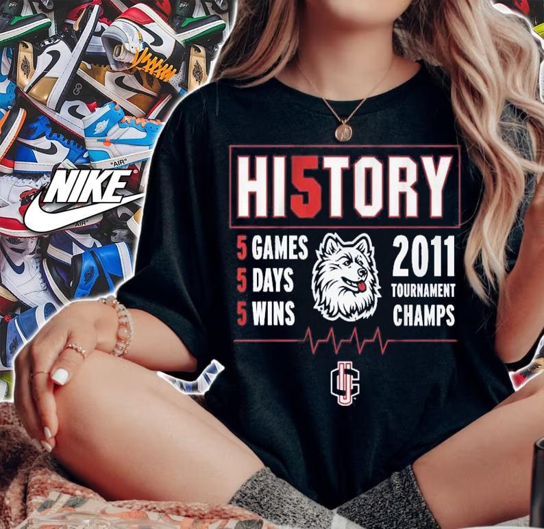UConn Hi5tory University of Connecticut shirt woman shirt