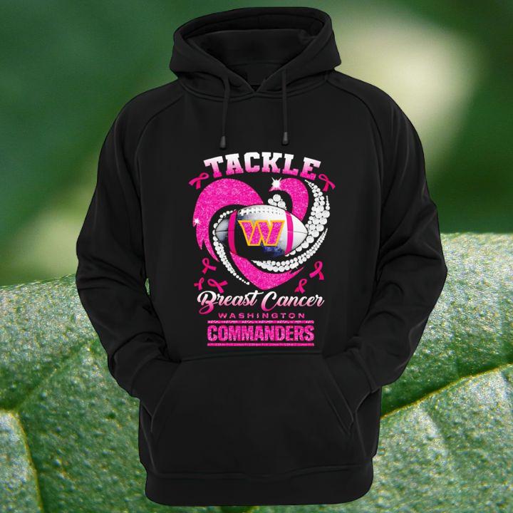Washington Commanders Tackle Breast Cancer Awareness T-Shirt hoodie