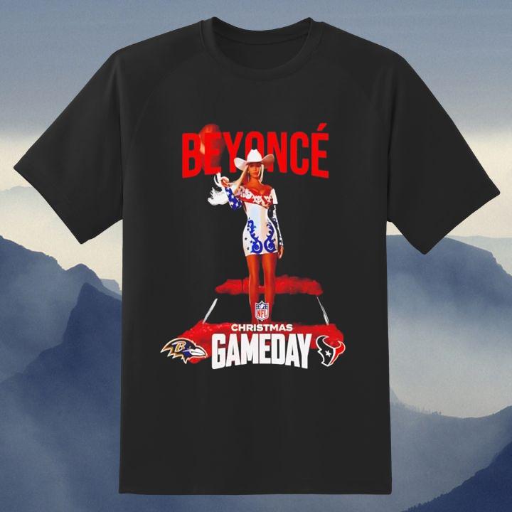 Official Beyoncé Halftime Baltimore Ravens vs. Texans T-Shirt