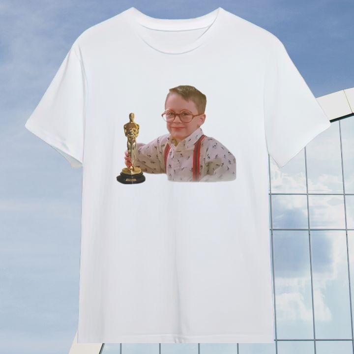 Home Alone Kevin Macaulay Culkin Actor Oscars 2025 T-Shirt
