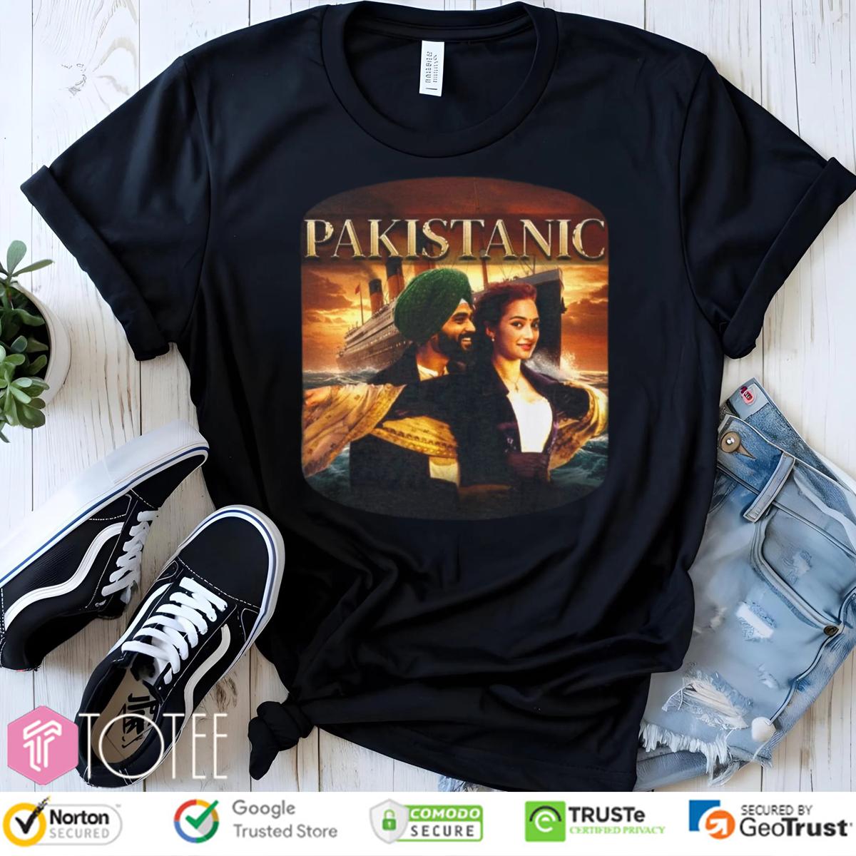 Pakistanic Parody Pakistani Titanic Funny T-Shirt