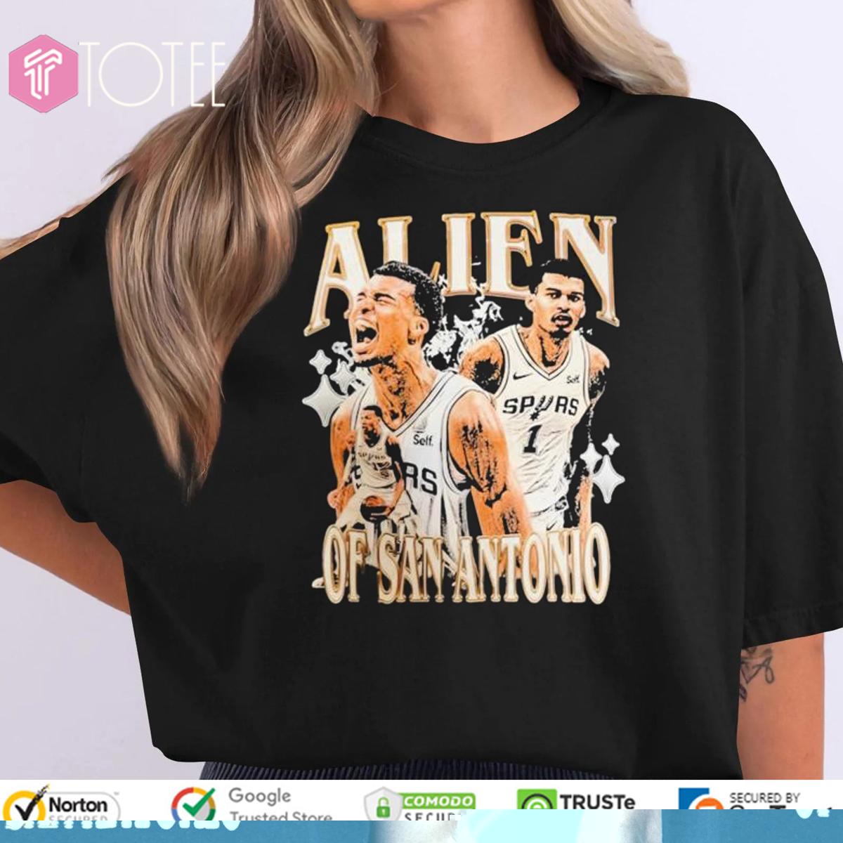 Victor Wembanyama Wemby Alien Of San Antonio Spurs Vintage T-Shirt
