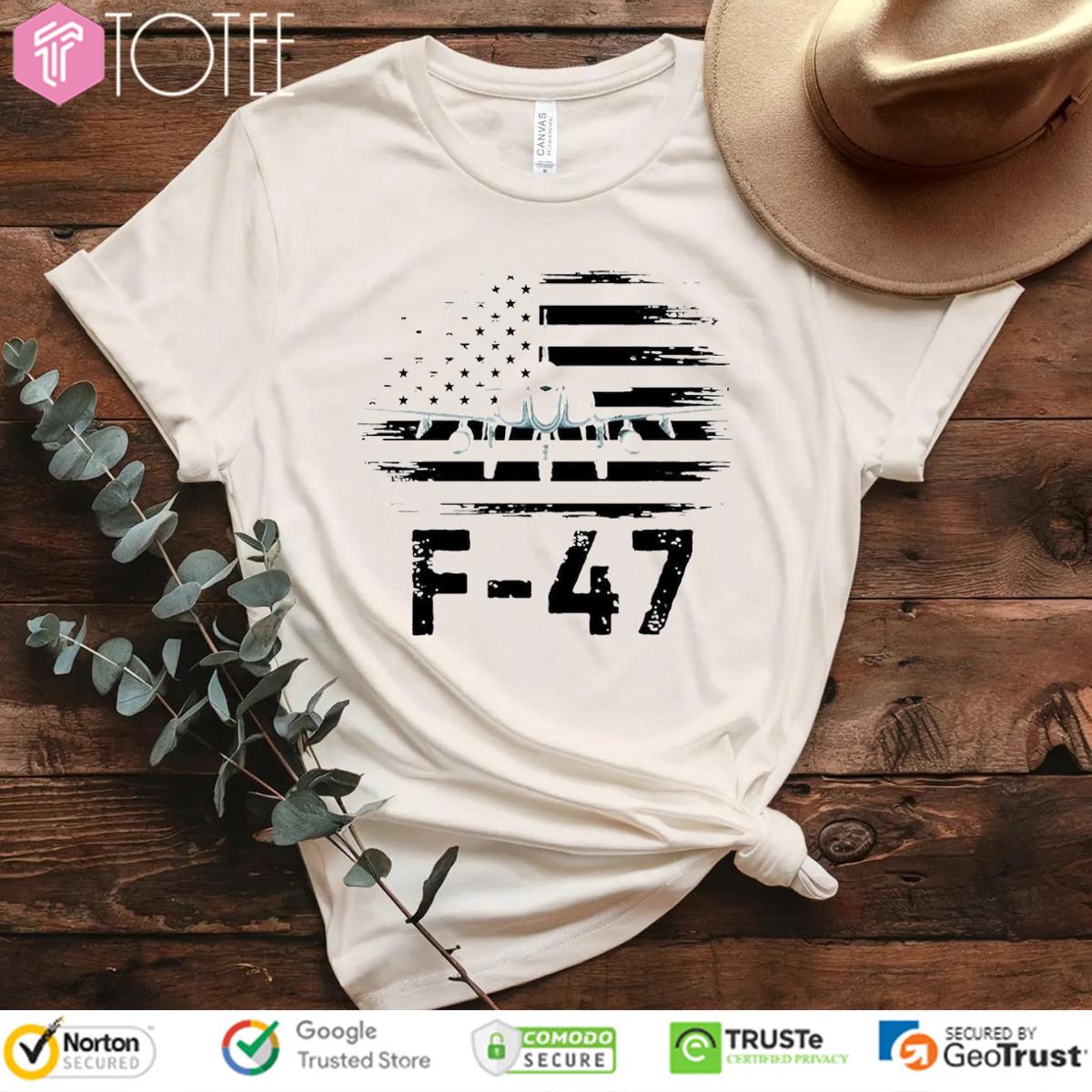 Boeing F-47 United States Air Force American Flag T-Shirt