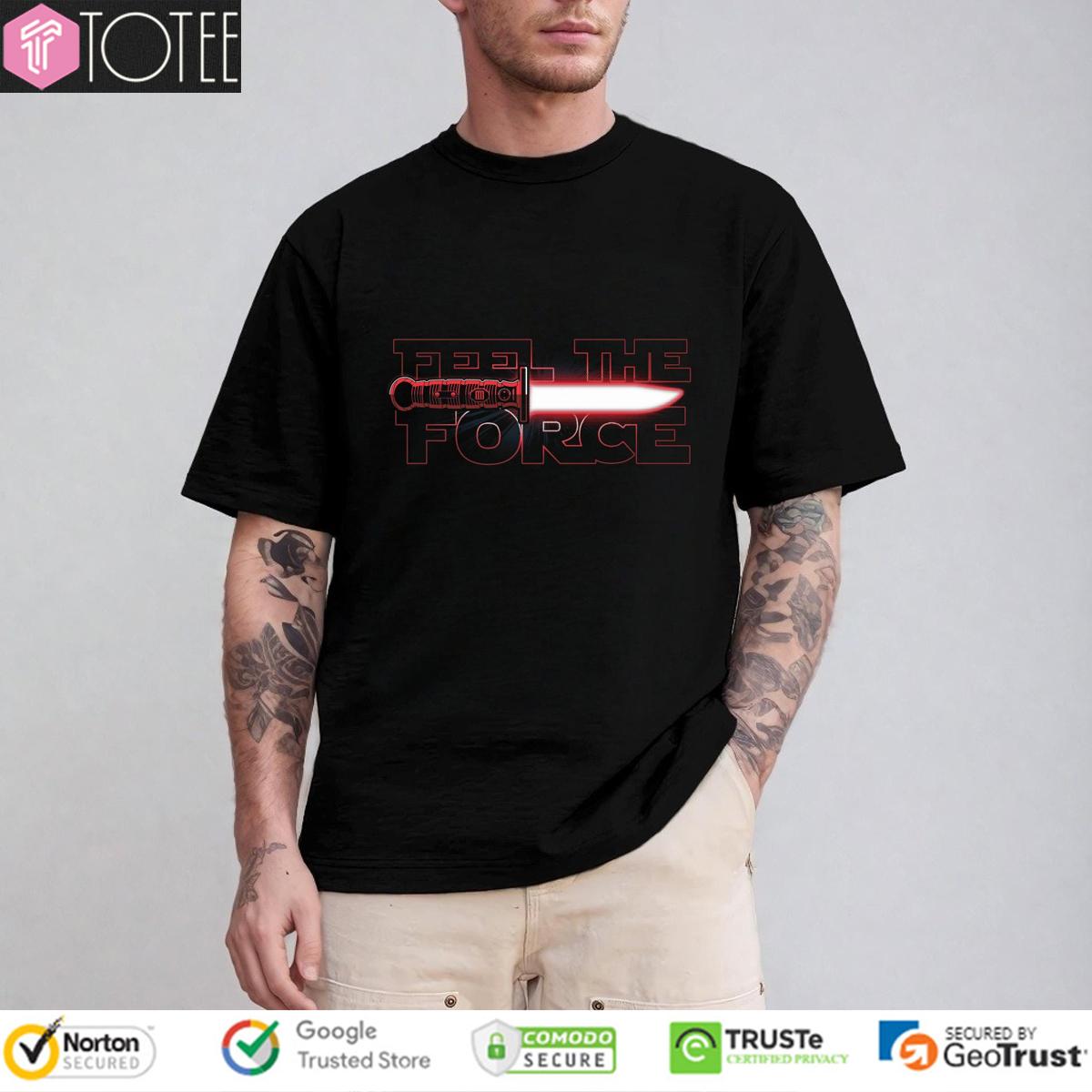 Feel The Force Red Star Wars T-Shirt