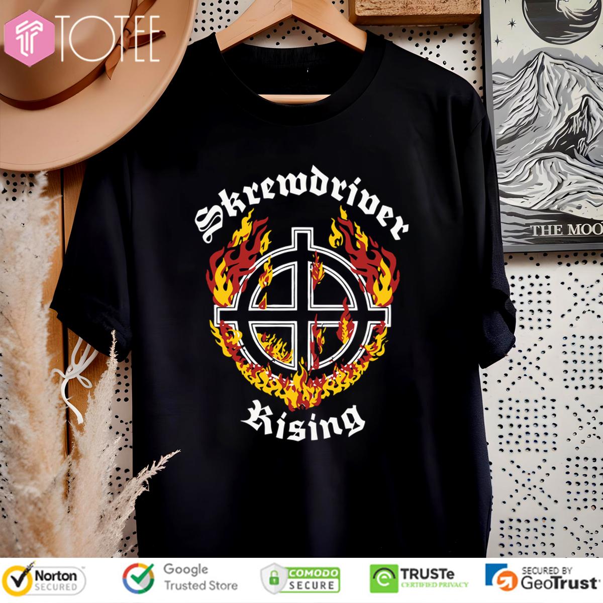 Skrewdriver Rising Shirt: Own It. Limited Edition - Get Yours Now!