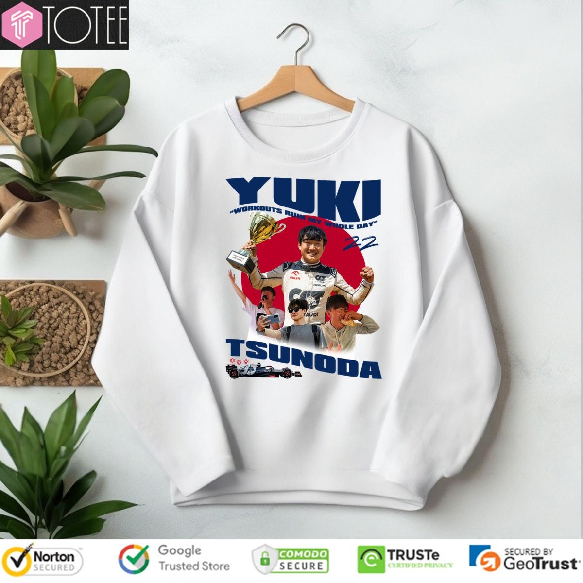 Nicole Piastri Wear Yuki Tsunoda Signature Sweatshirt