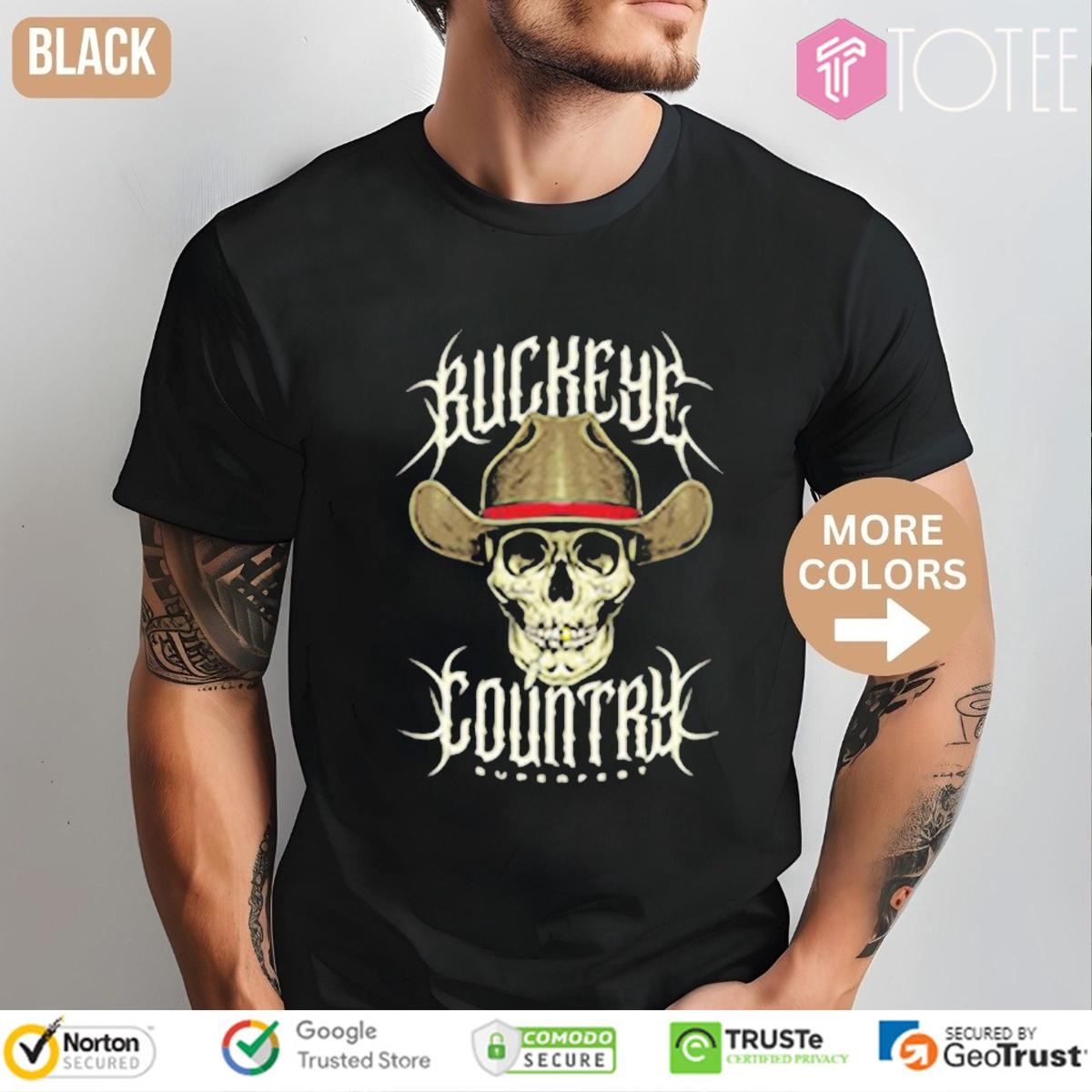 Buckeye Country Superfest 2025 Cowboy Skull Shirt