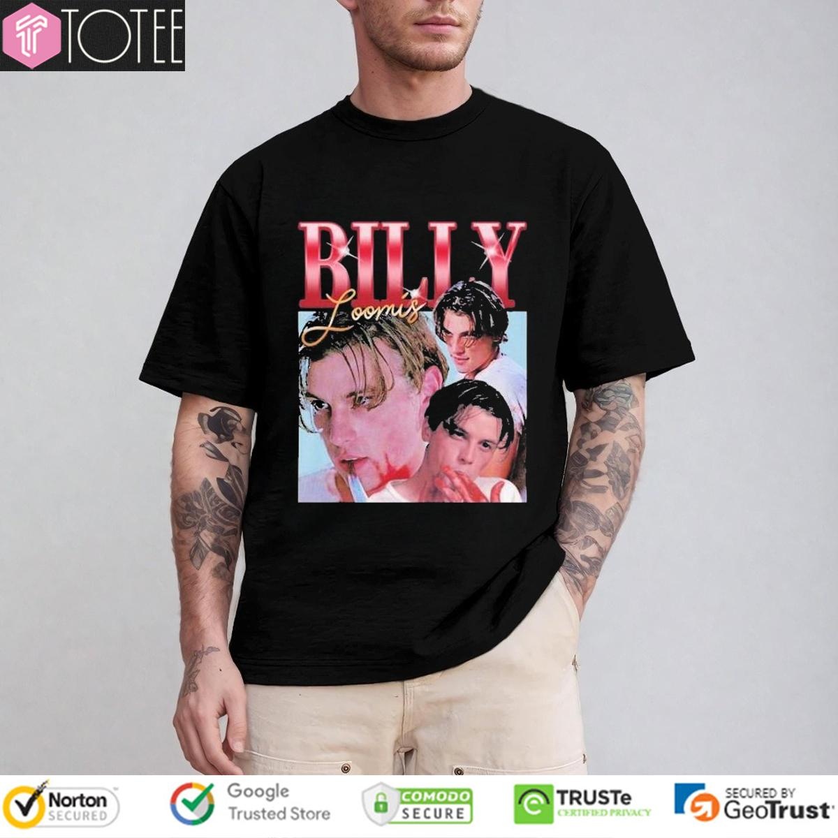 Billy Loomis Scream Vintage Bootleg Graphic T-shirt