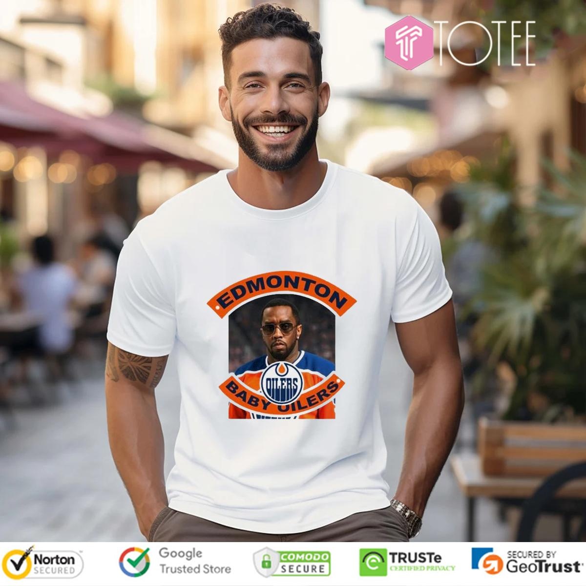 Edmonton Baby Oilers Parody Diddy Edmonton Oilers T-shirt