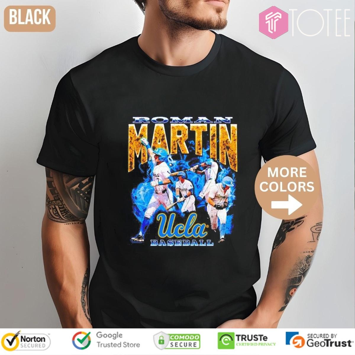 Roman Martin 90S Picture Collage Ucla Bruins Baseball T-shirt