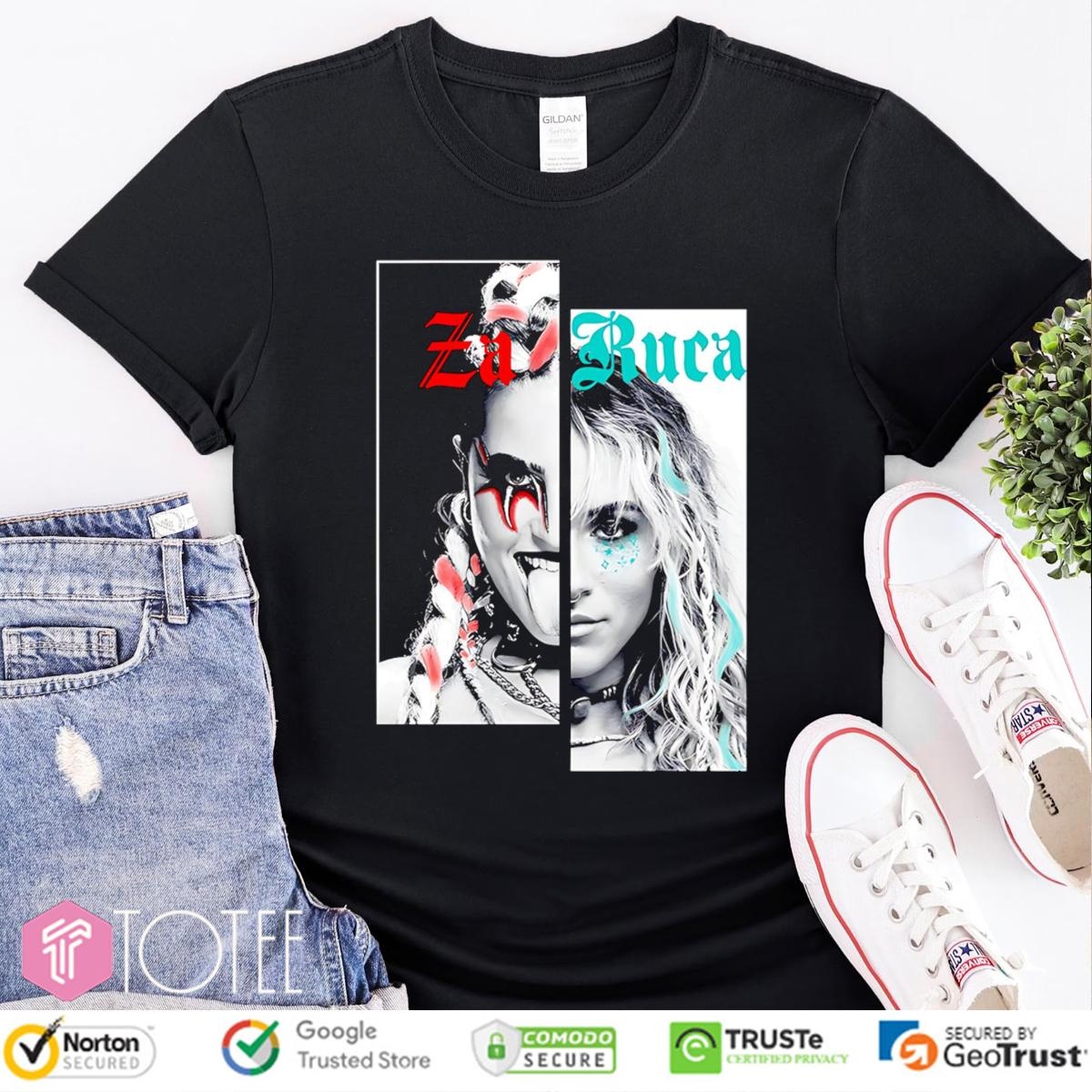 Zaruca Wwe Faces T-shirt