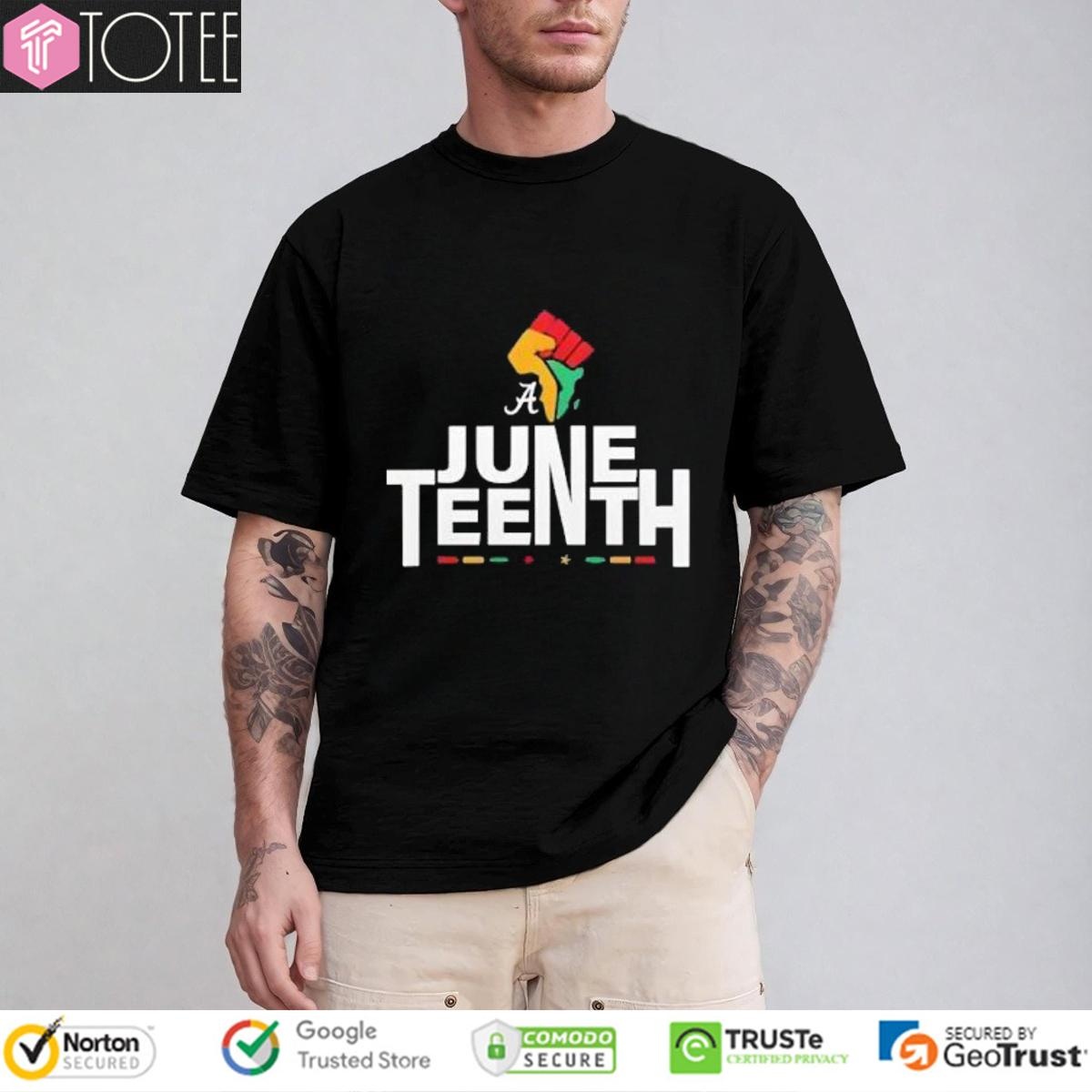 Alabama Crimson Tide Juneteenth Celebrate Freedom T-shirt