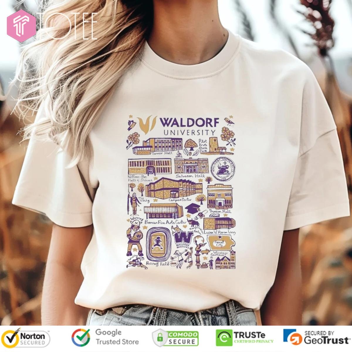 Waldorf University Art Illustration T-shirt