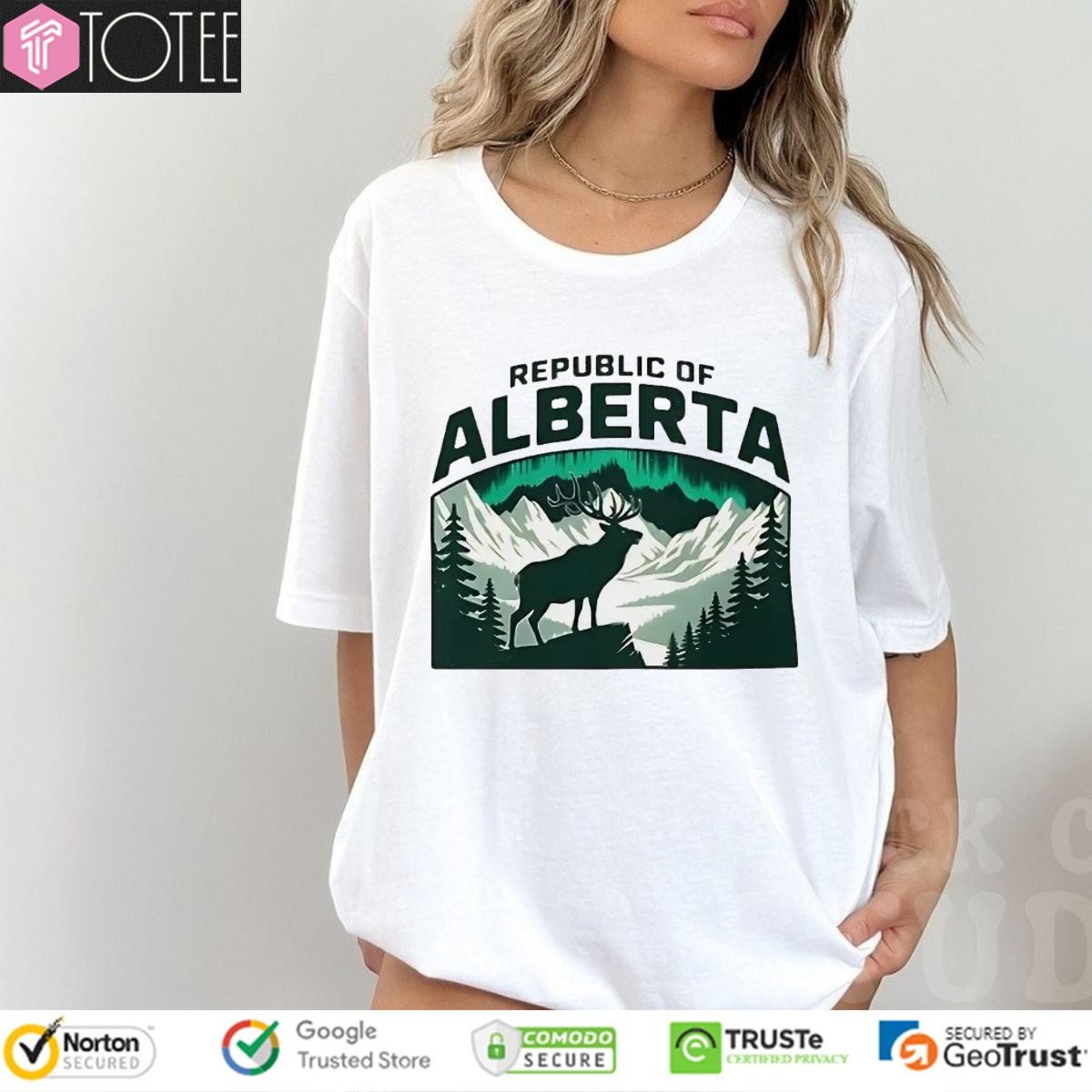 Republic Of Alberta Canada T-shirt