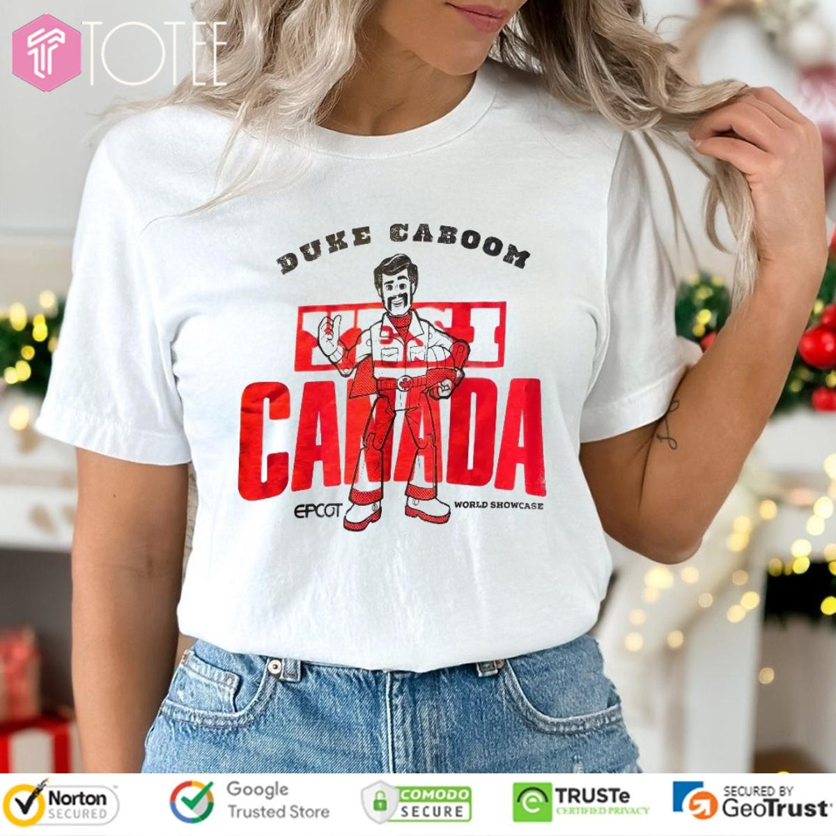 Yes I Canada Epcot World Showcase Duke Caboom T-shirt