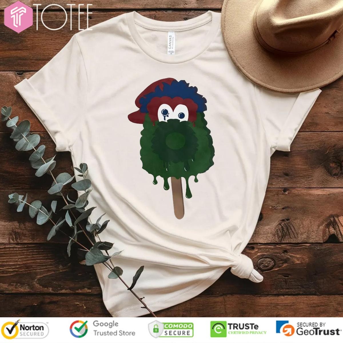 Ice Cream Philadelphia Phillies Mascot T-shirt
