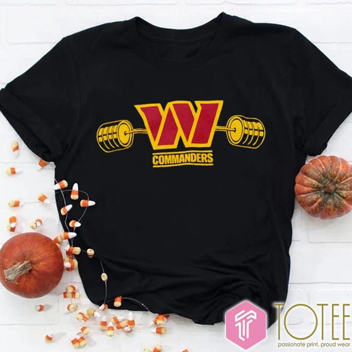 Weightlifting Washington Commanders Logo T-shirt