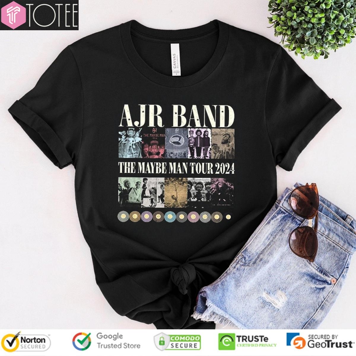 The Maybe Man Tour Ajr Band Concert 2024 T-shirt