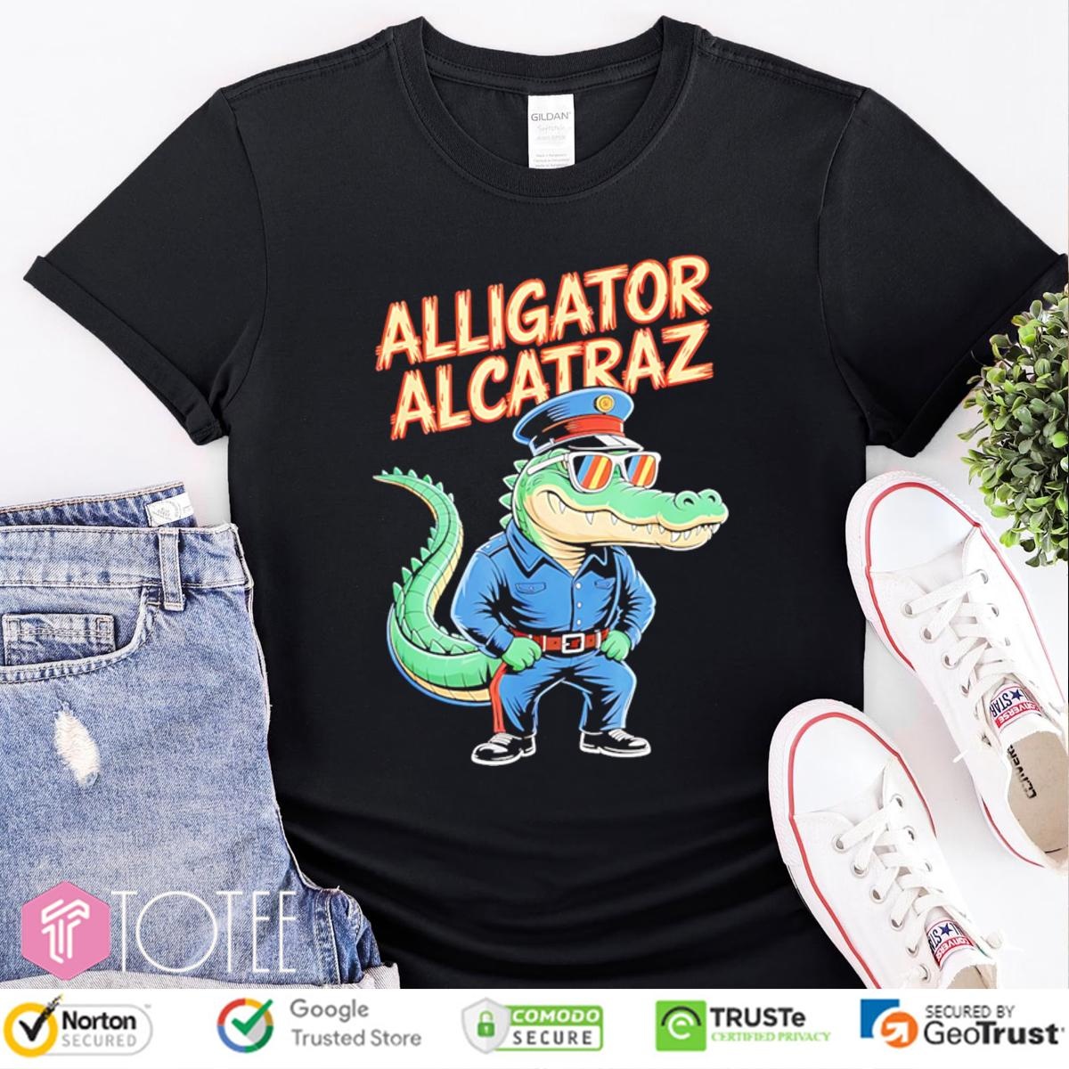 Alligator Alcatraz Crocodile T-shirt