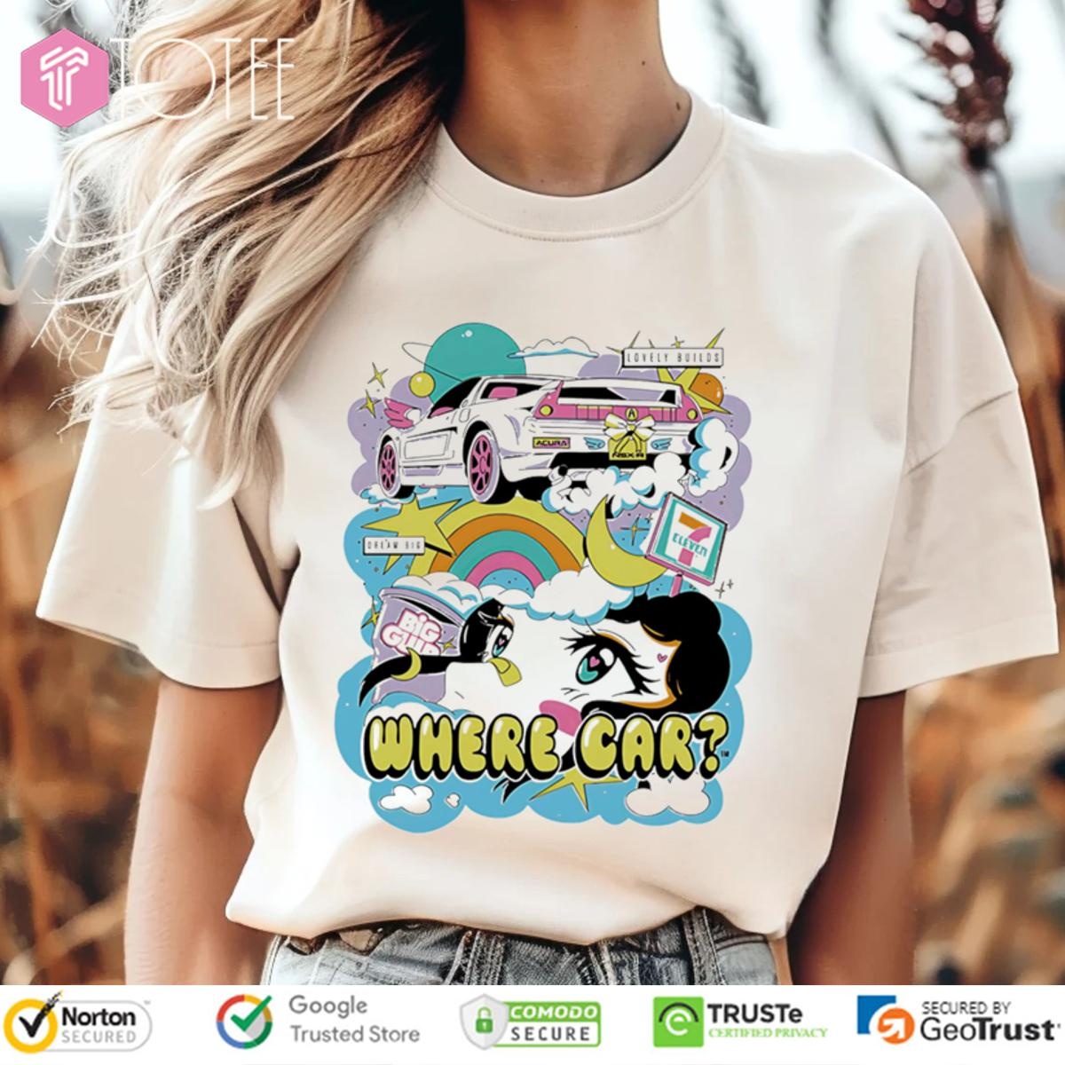 7 Eleven Where Car T-shirt