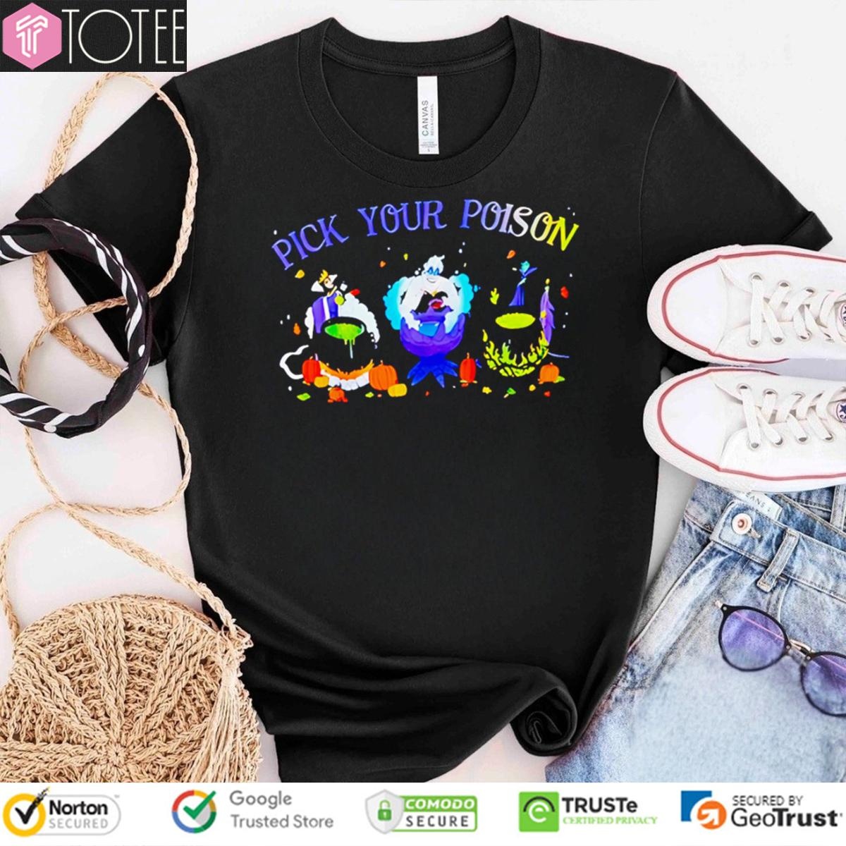Pick Your Poison Disney Villains T-shirt
