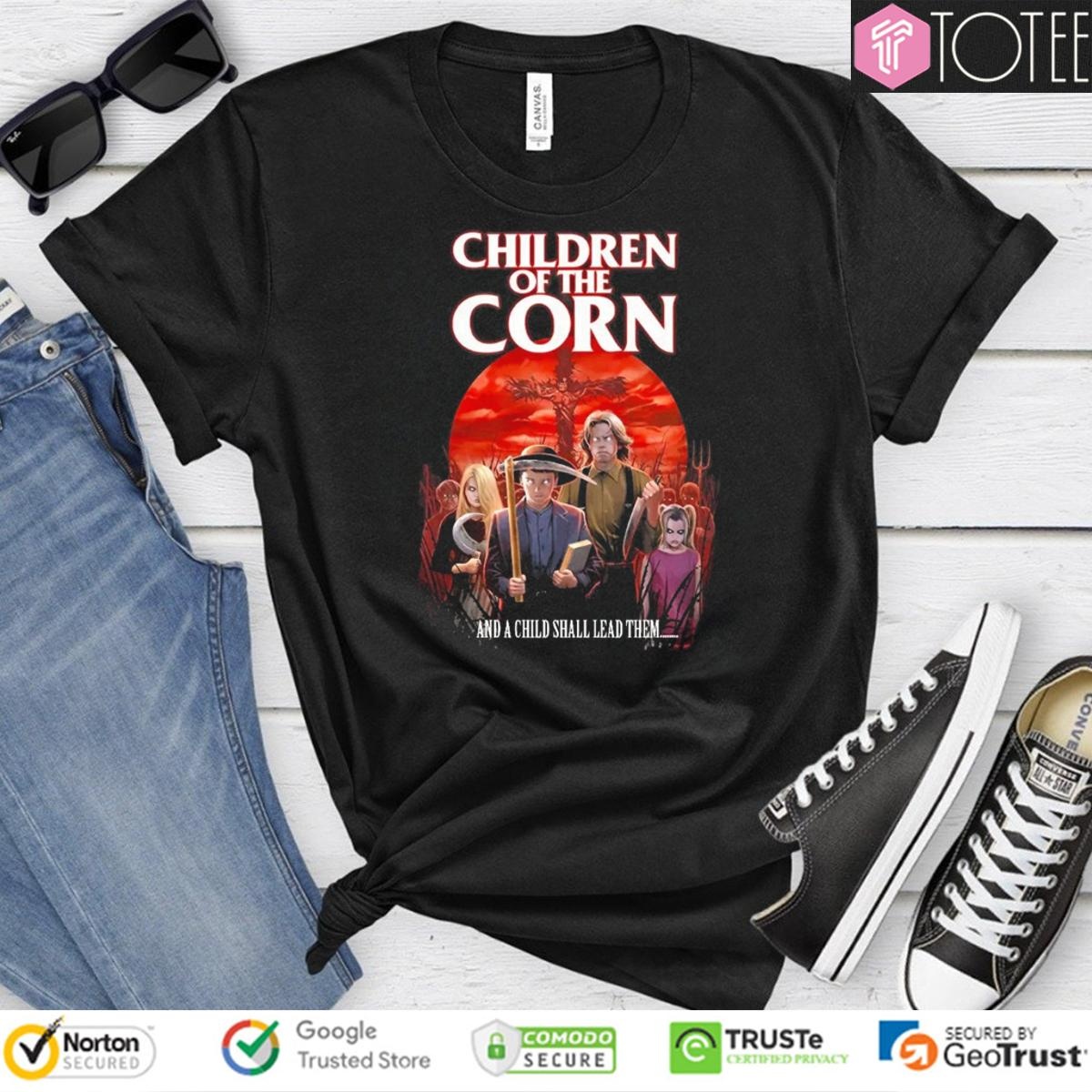 Children Of The Corn And A Child Shall Lead Them Horror Movie T-shirt