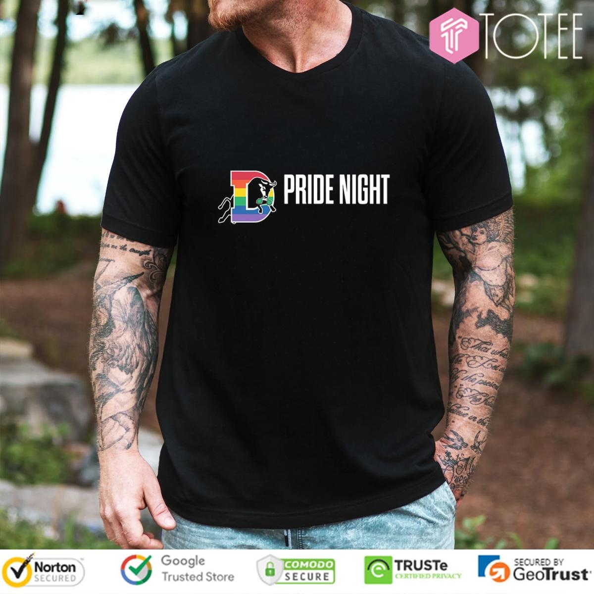 Lgbt Pride Night Durham Bulls Logo T-shirt