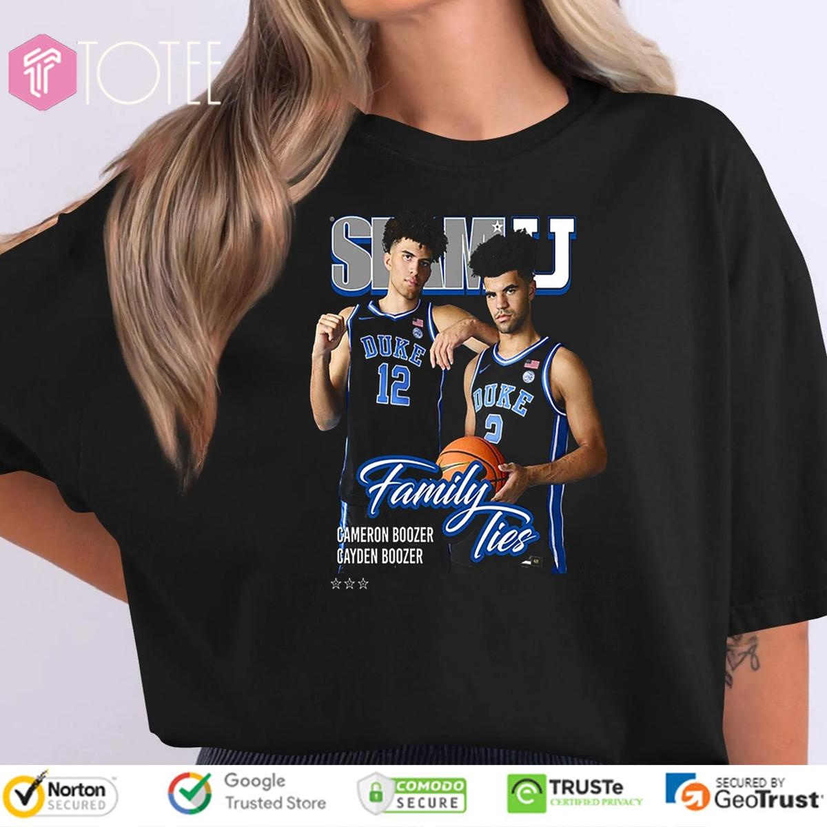 Brothers Cameron Boozer Cayden Boozer Slam Cover T-shirt