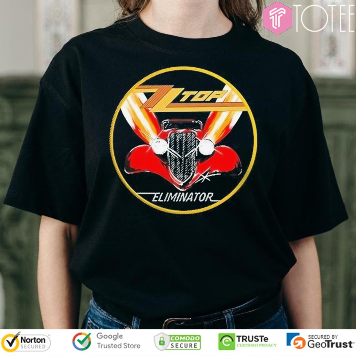 Zz Top Rock Band Eliminator Car T-shirt
