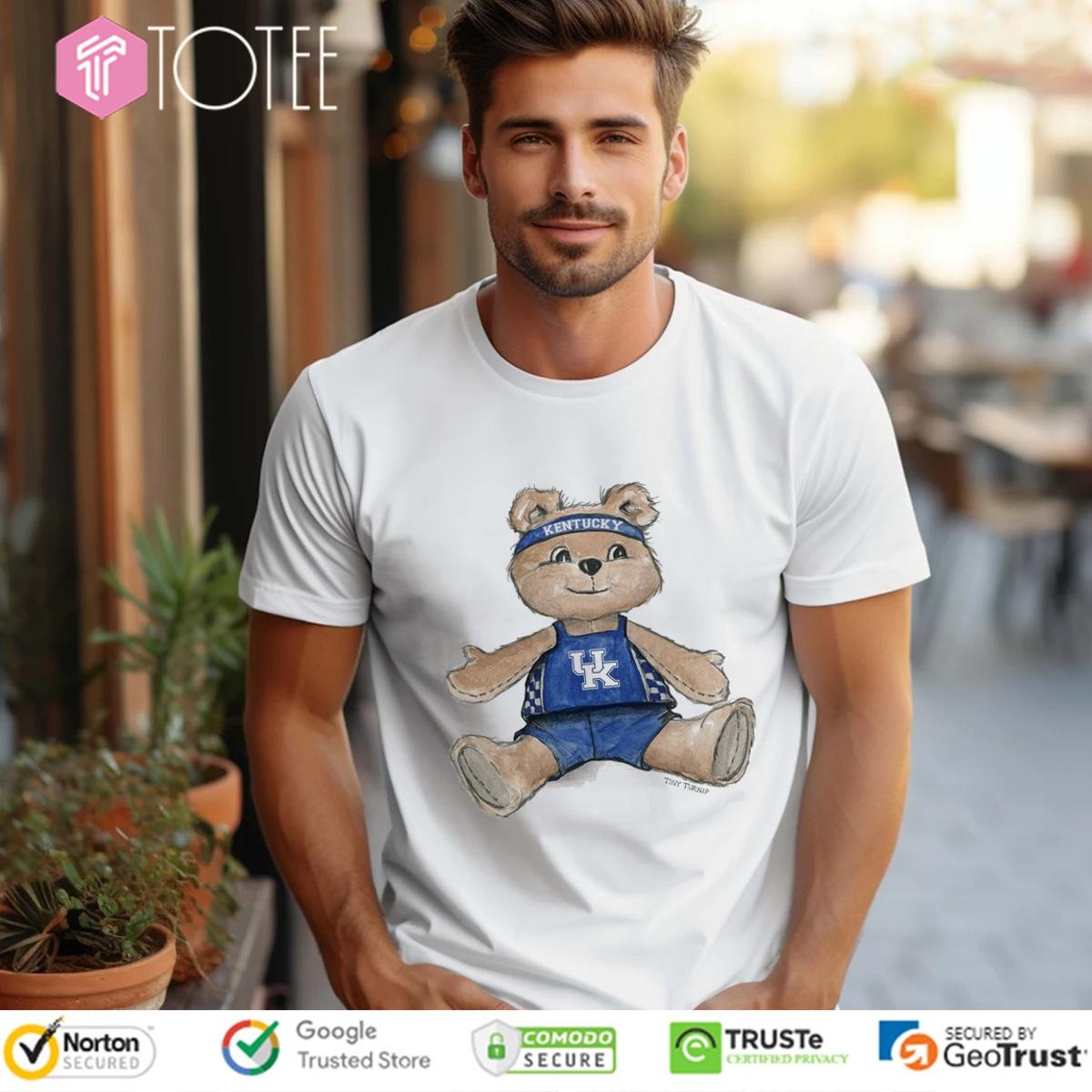 Tiny Turnip Teddy Bear X Kentucky Wildcats Basketball T-shirt