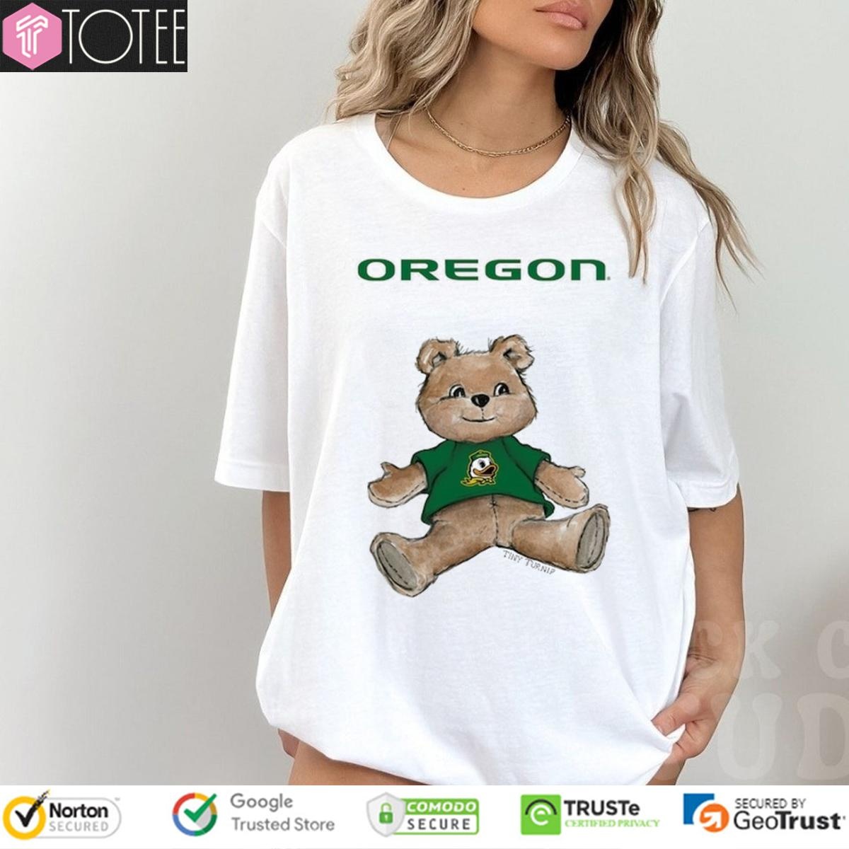 Tiny Turnip Teddy Bear X Oregon Ducks T-shirt