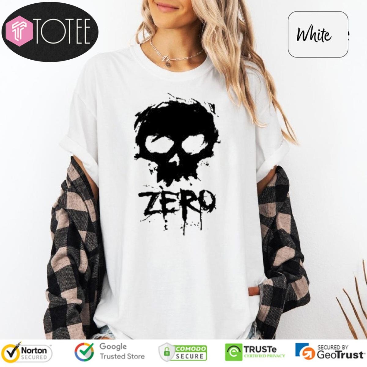 Skull Zero Skateboards T-shirt