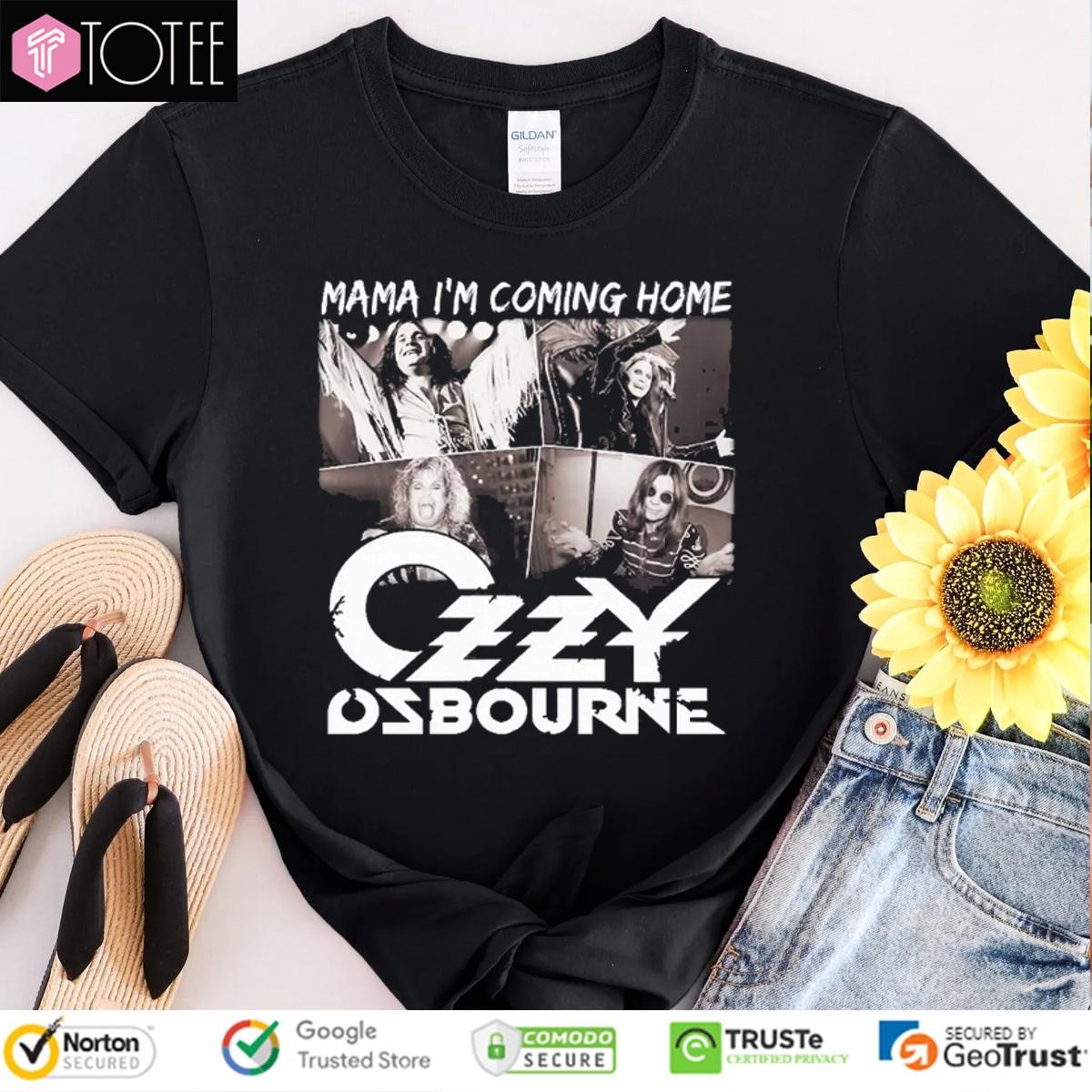 Ozzy Osbourne Rip 1948-2025 Mama Im Coming Home T-shirt